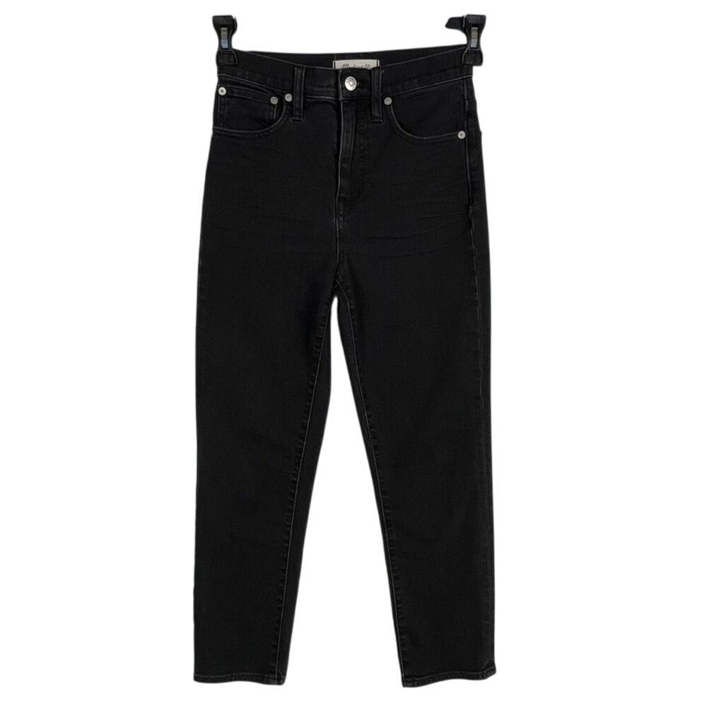 Madewell Classic Straight Jeans in Lunar Wash Women 23 Comfort Stretch High Rise